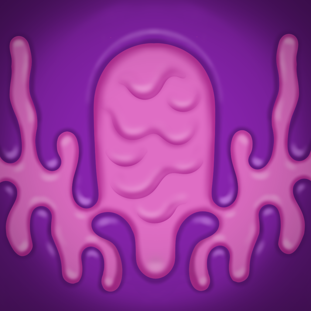 Sweet Goop Back — back face of the goop popsicle illustration